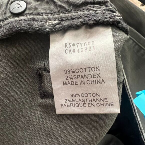 Sandrine Rose NEW sz 26 super flare black jeans mid-high rise $178 retail bell - Picture 15 of 16